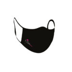 Munskydd Svart - med logga